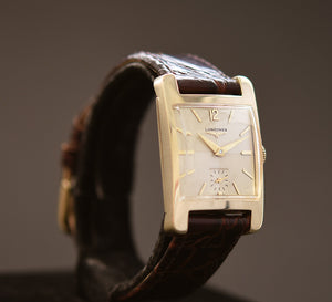1954 LONGINES 'Pres. Coolidge' Gents 14K Gold Vintage Watch