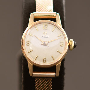 1953 TISSOT Ladies 18K Solid Gold Vintage Cocktail Watch