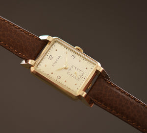1945 ETERNA Swiss 14K Gold Gents Dress Watch