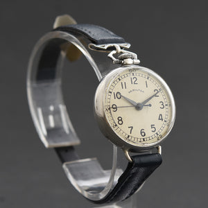 1950 HAMILTON USA 'Chatelaine' Ladies Nurse Silver Watch