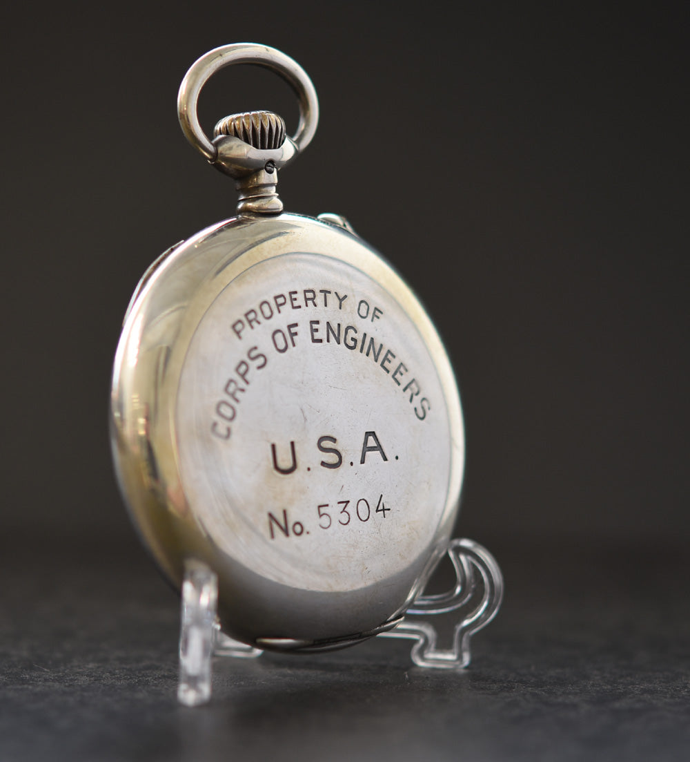 1917 IWC/Ulysse Nardin US Corps of Engineers WW1 Pocket Watch