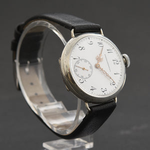 1913 LONGINES Ladies 0.935 Silver Trench Style Watch