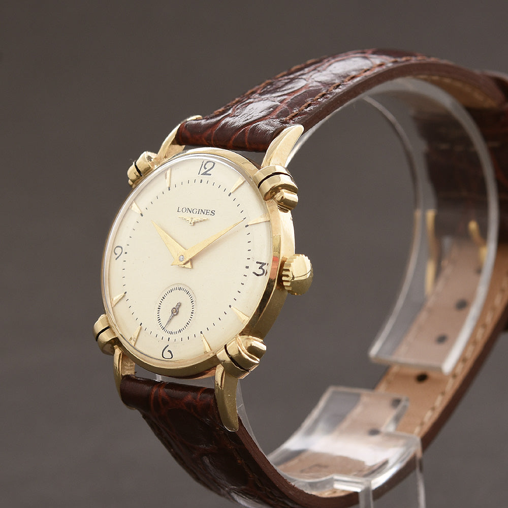 1950 LONGINES Gents 14K Solid Gold Vintage Watch