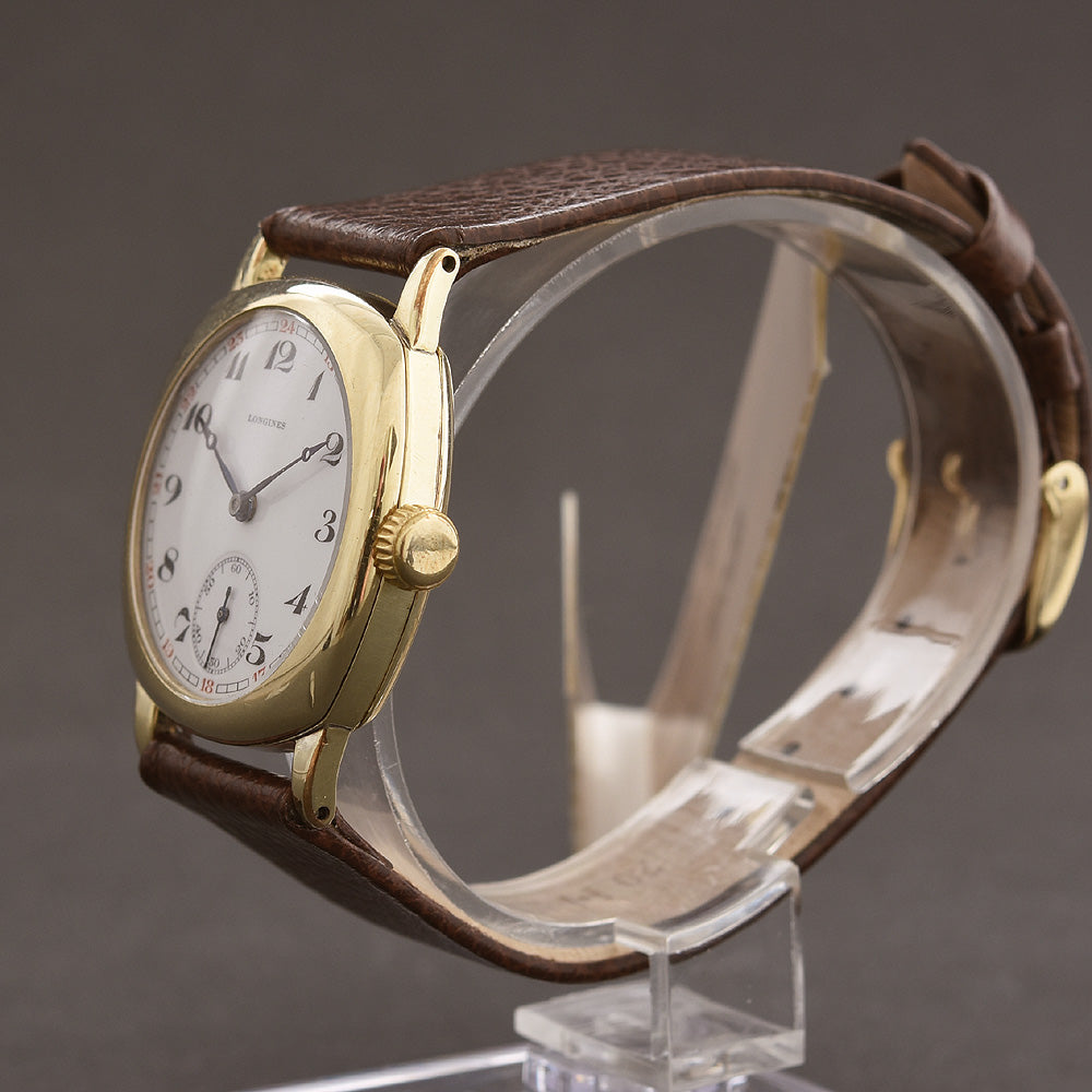 1926 LONGINES Gents Classic Art Deco Cushion Watch