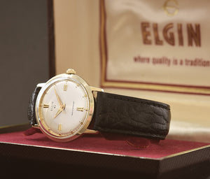 60s ELGIN Swiss Gents Vintage Watch w/Box