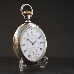 1918 OMEGA 'Regina' Swiss Enamel Dial Pocket Watch