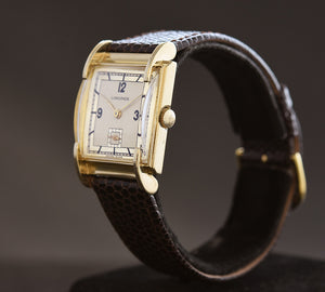 1947 LONGINES Gents 14K Solid Gold Claw Lugs Vintage Watch
