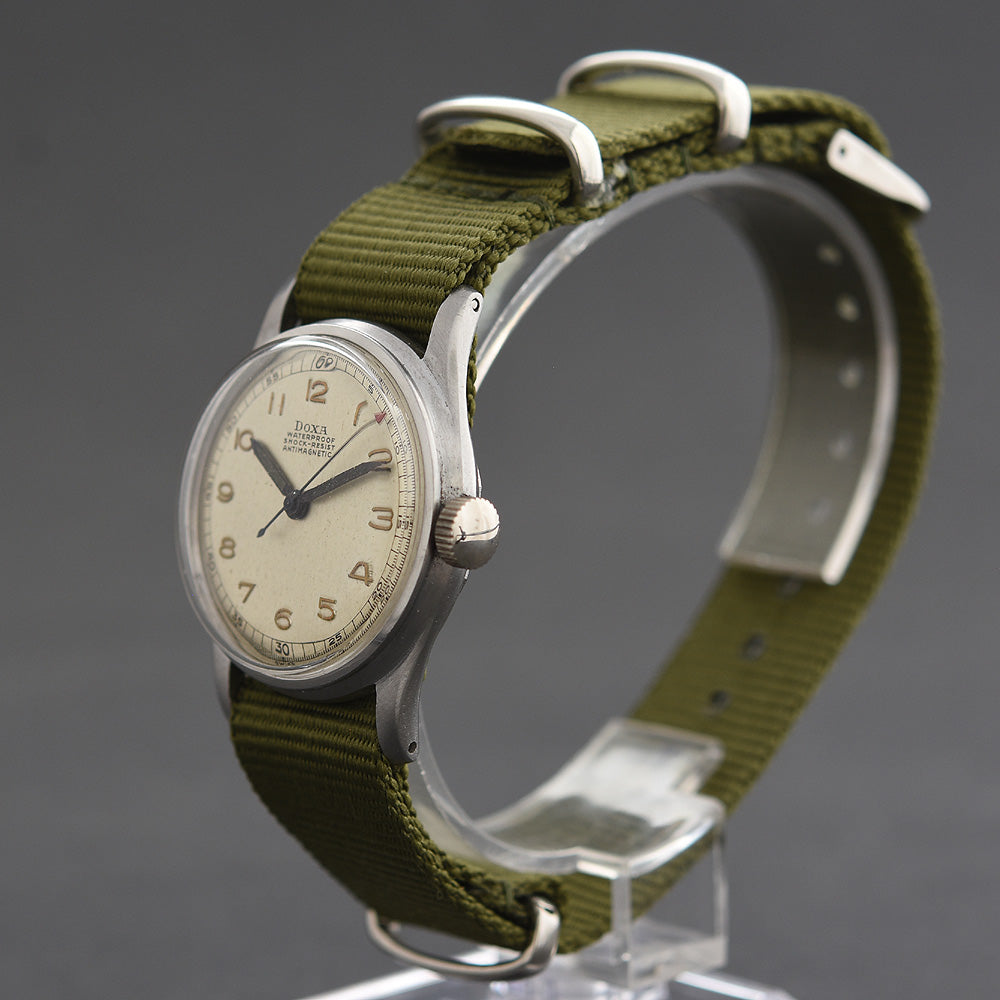40s DOXA WW2 Military Style Gents Swiss Vintage Watch