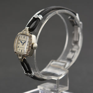1937 GRUEN 'Banff' 14K Gold/Diamonds Art Deco Ladies Watch