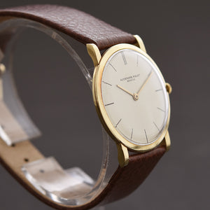 60s AUDEMARS PIGUET Gents 18K Gold Ultra-Slim Watch