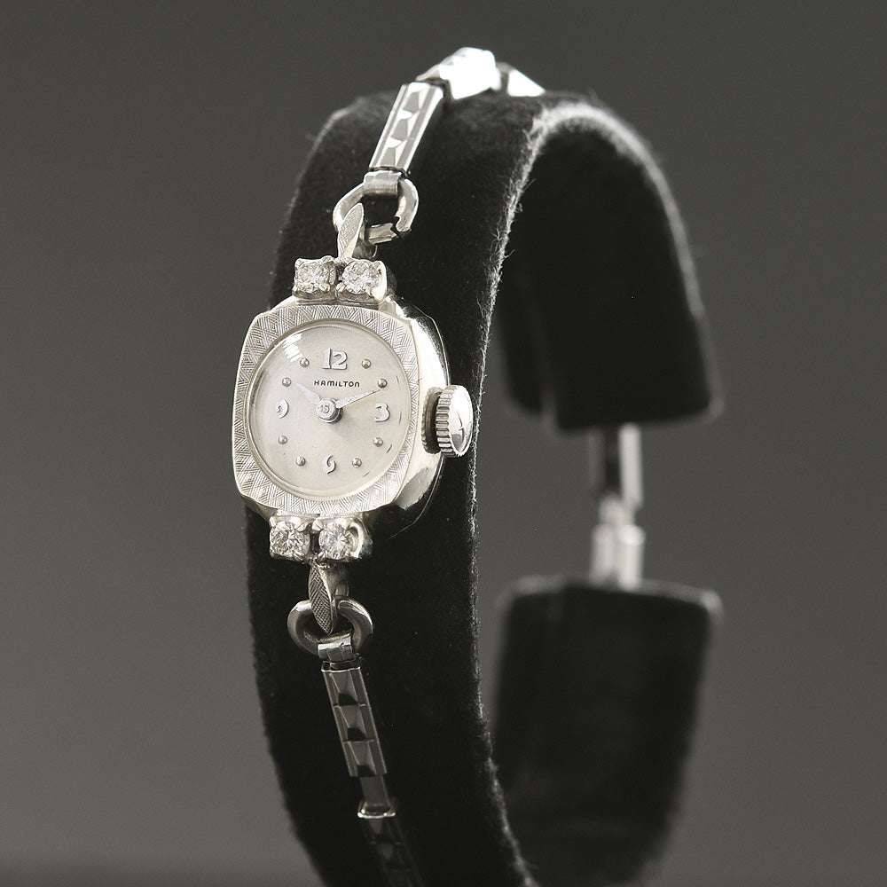 1966 HAMILTON USA 'Lady Lancaster AA' Ladies 14K Gold Watch