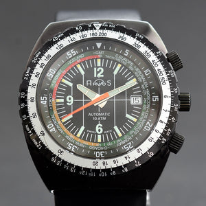 1977 ARIOS 'Tauchkalkulator' World Time Automatic Watch