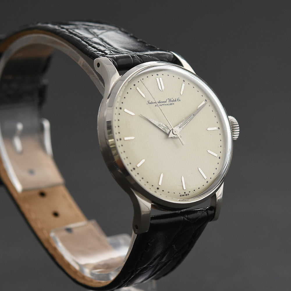 1957 IWC Schaffhausen Vintage Gents Stainless Steel Watch