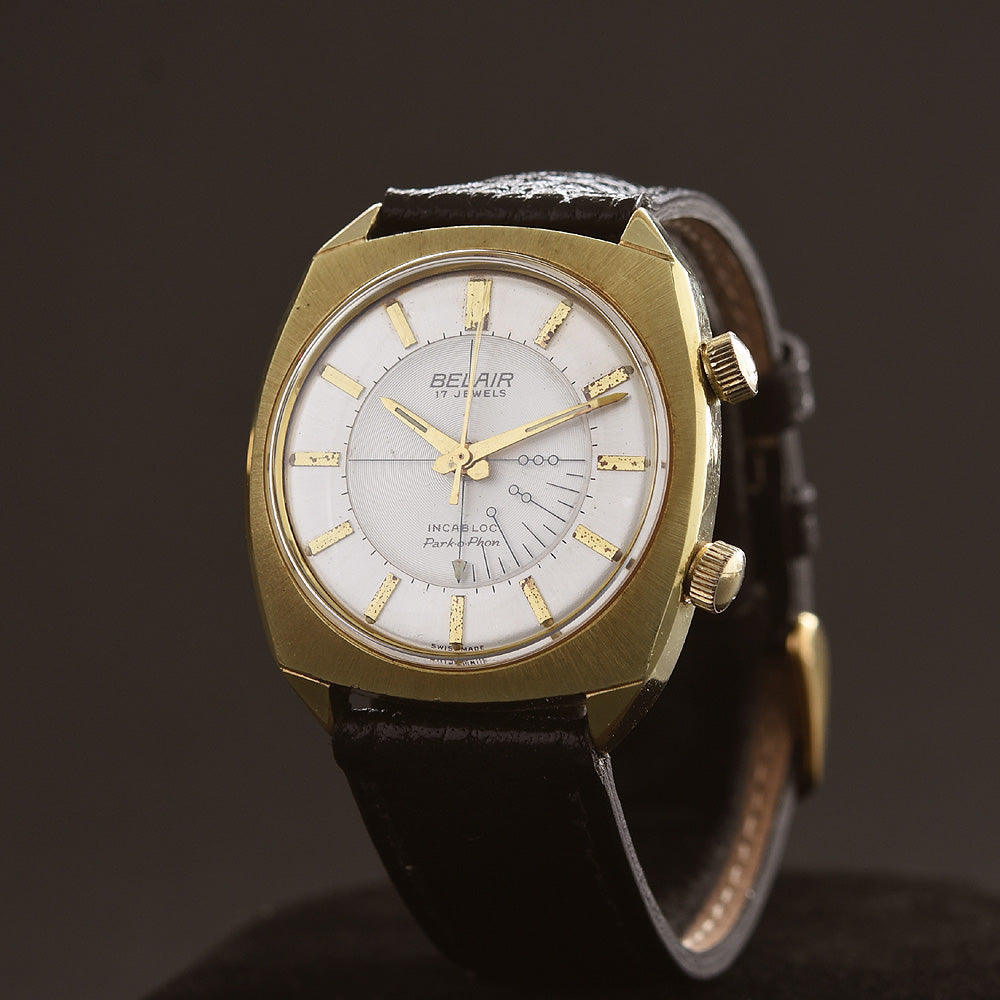 60s BELAIR 'Park-O-Phon' Alarm Gents Vintage Watch