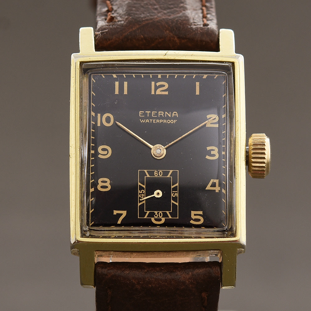 40s ETERNA Waterproof Swiss Gents Dress Watch