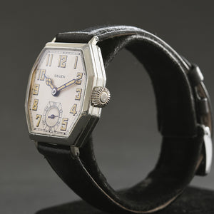 1930 GRUEN Guild Large Gents Octagon Art Deco Watch