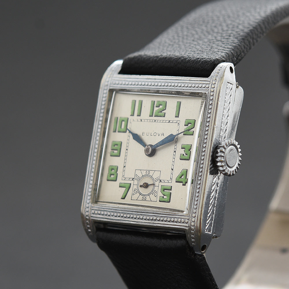 1928 BULOVA 'Brewster' Swiss Gents Art Deco Watch