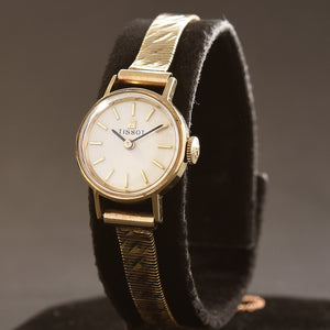 60s TISSOT Ladies 14K Solid Gold Vintage Cocktail Watch