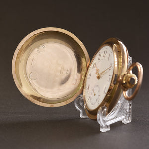 20s CELLINI 14K Gold Hunter/Savonette Pocket Watch