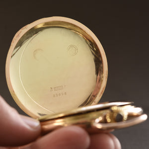 20s CELLINI 14K Gold Hunter/Savonette Pocket Watch