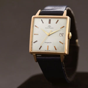 60s MOVADO Kingmatic Automatic Date Gents Vintage Watch