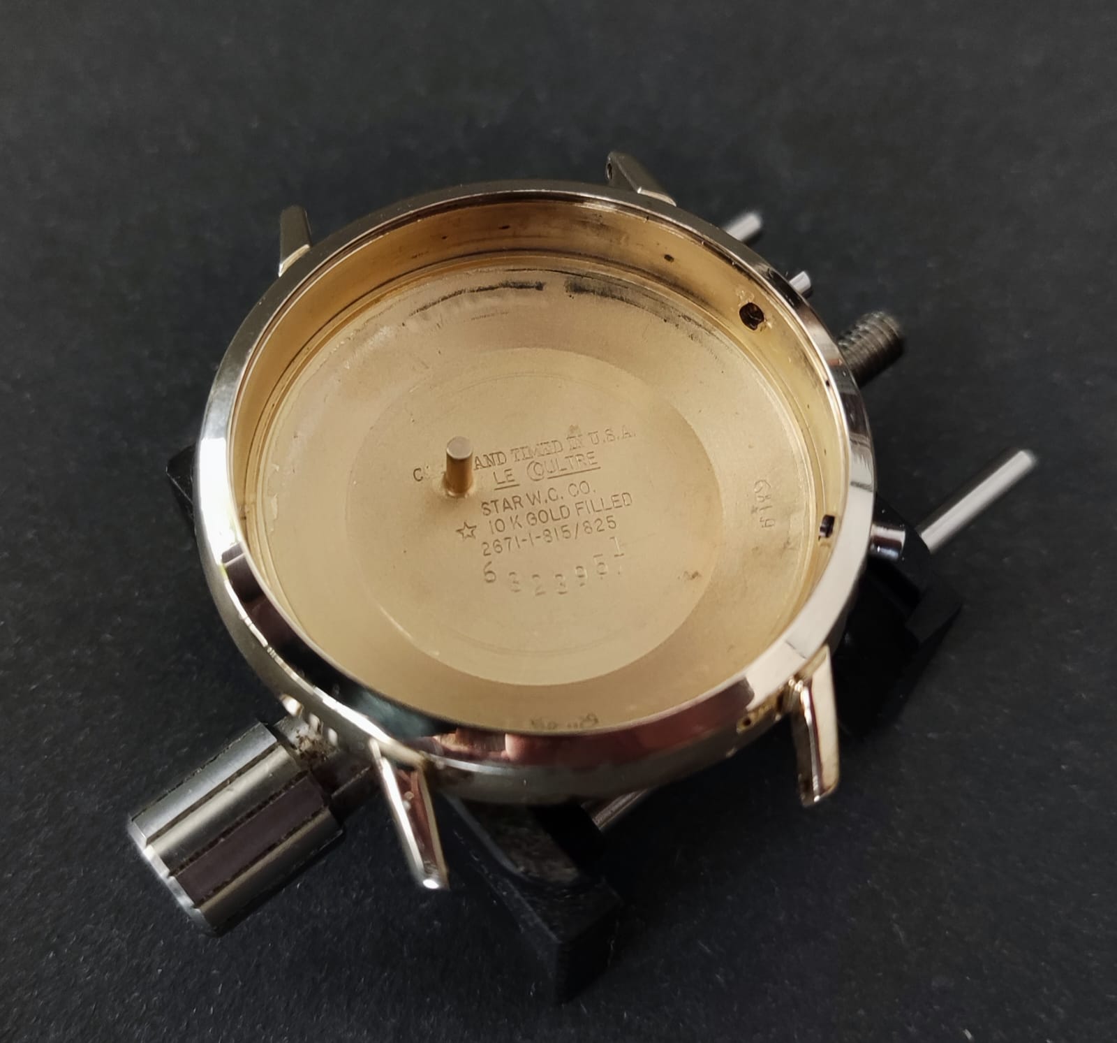 60s JAEGER LECOULTRE Automatic Memovox K825 Vintage Alarm Watch